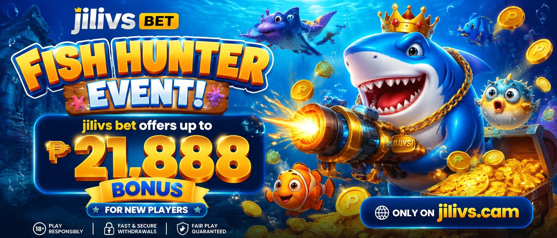 JILIVS Fishing Games With Arcade-Style Rewards banner