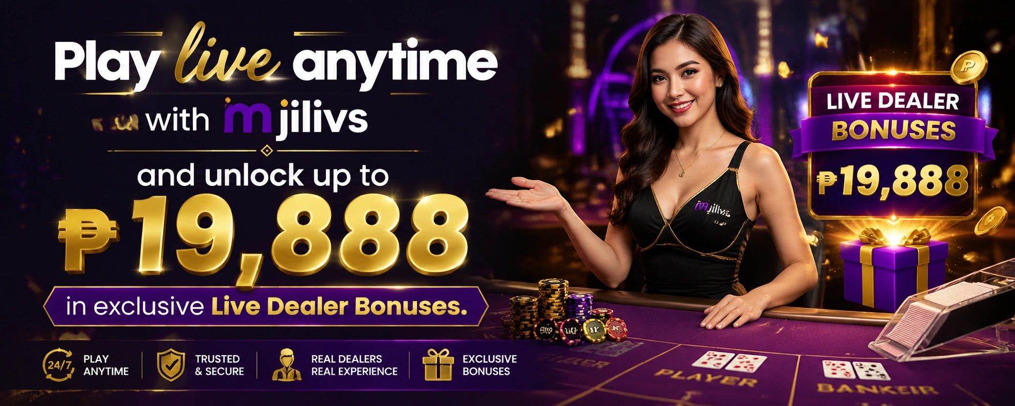 JILIVS Casino: Trải Nghiệm Giải Trí Trực Tuyến Hấp Dẫn banner
