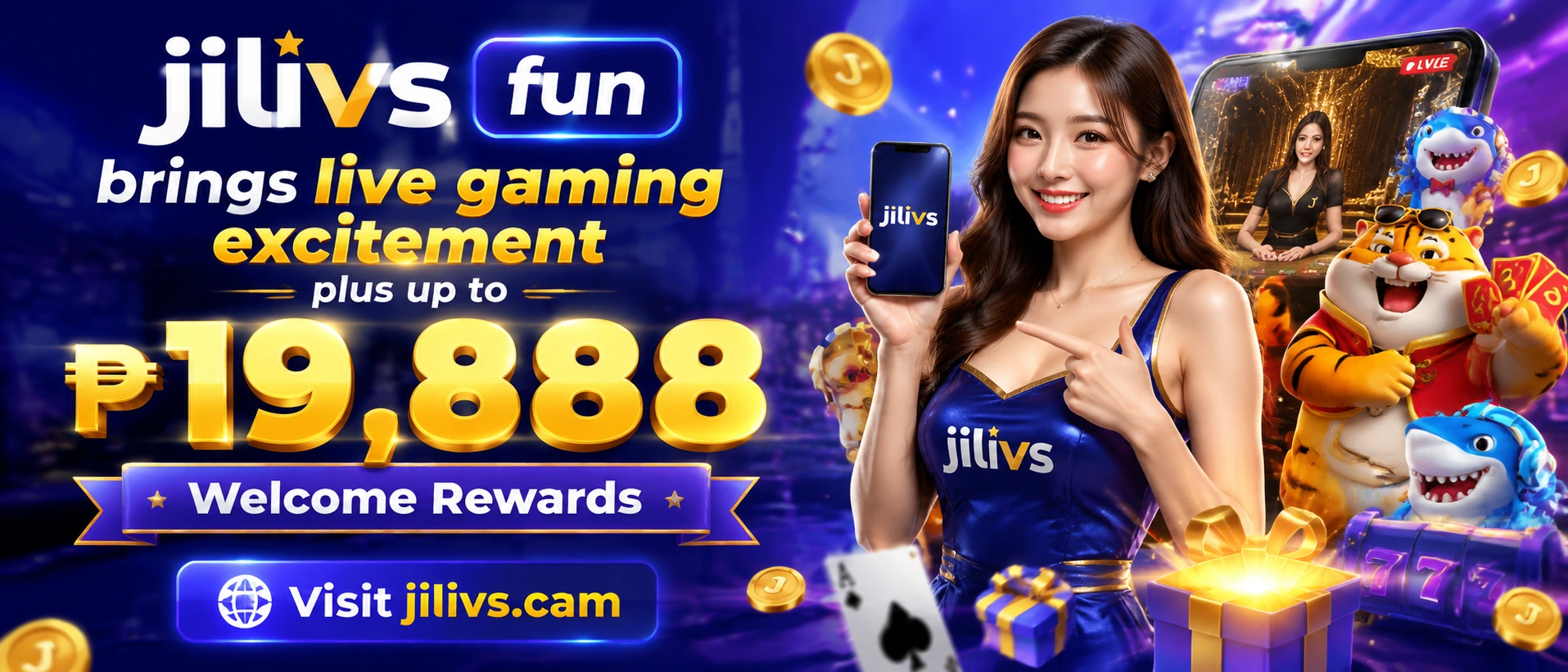 JILIVS Casino live casino banner
